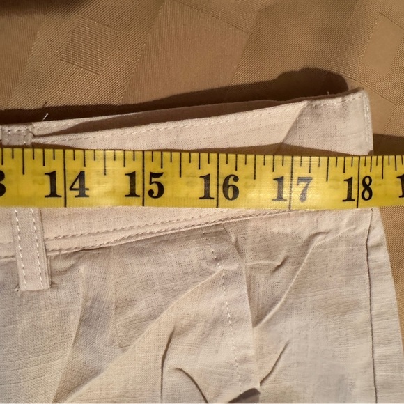 Men's Linen Cotton Beige Pants Size‎ XL. NEW - Picture 13 of 15